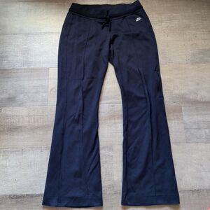 Rare VTG 00s Nike Silver Tag Women's flared Track Pants Navy Size XL Y2K